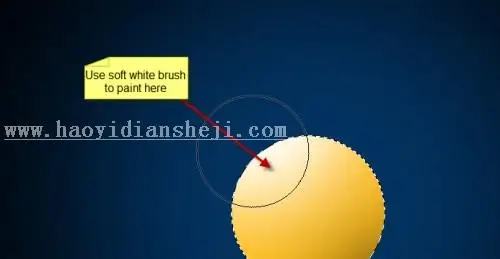 图标制作，用PS制作一个简单逼真的环形播放按钮图标_www.haoyidiansheji.com