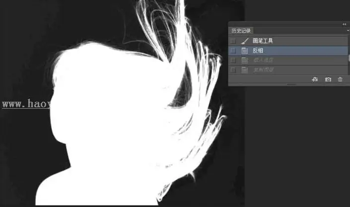 通道抠图，通道抠发丝教程_www.haoyidiansheji.com