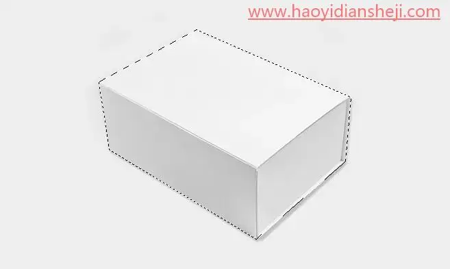 贴图效果，用PS给包装盒添加创意贴图_www.haoyidiansheji.com