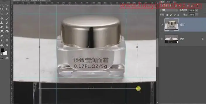 产品修图，给护肤面霜进行精细修图_www.haoyidiansheji.com