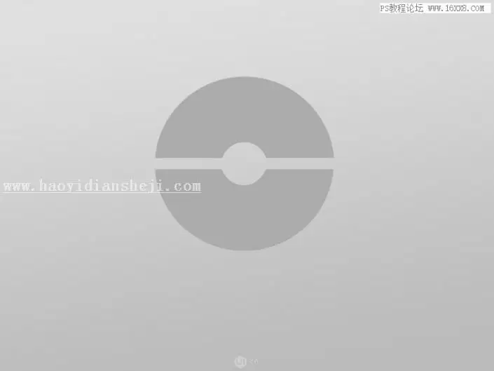 图标设计，制作晶莹剔透的玻璃球图标_www.haoyidiansheji.com