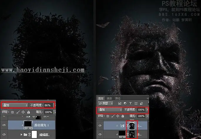 电影海报，设计蝙蝠侠电影海报_www.haoyidiansheji.com
