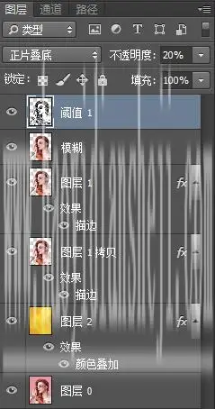漫画效果，通过PS制作复古漫画肖像效果人像_www.haoyidiansheji.com