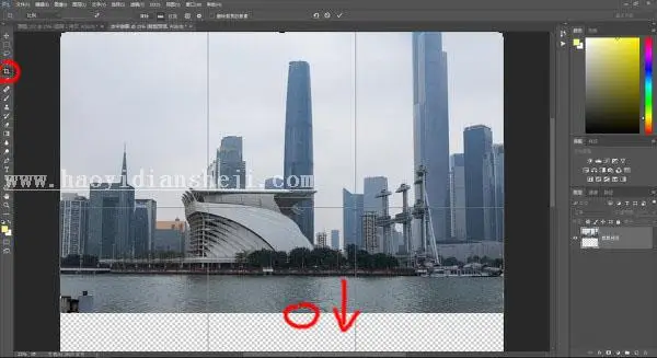 倒影教程，制作水中倒影效果_www.haoyidiansheji.com