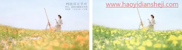漫画效果，通过PS一起走进宫崎骏的漫画世界_www.haoyidiansheji.com