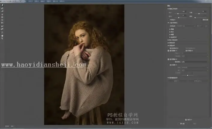 油画效果，用PS打造文艺复兴时期风格的油画_www.haoyidiansheji.com