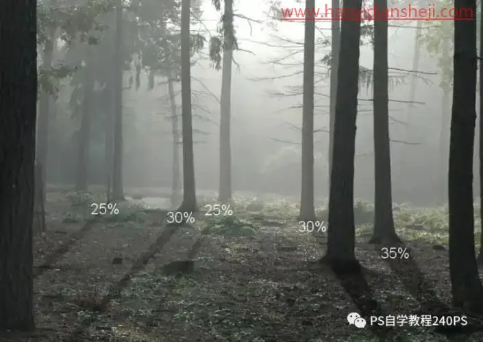 奇幻合成，合成鹿角中的神秘水世界_www.haoyidiansheji.com