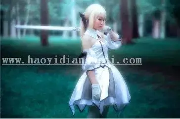 COS照片，制作冷色调COSplay照片_www.haoyidiansheji.com