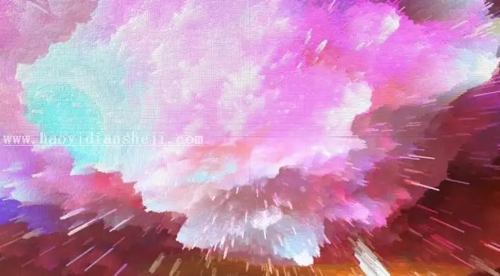 文字海报，通PS中的滤镜给图片制作创意性海报_www.haoyidiansheji.com