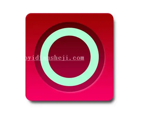 UI教程，设计玉镯主题UI图标_www.haoyidiansheji.com