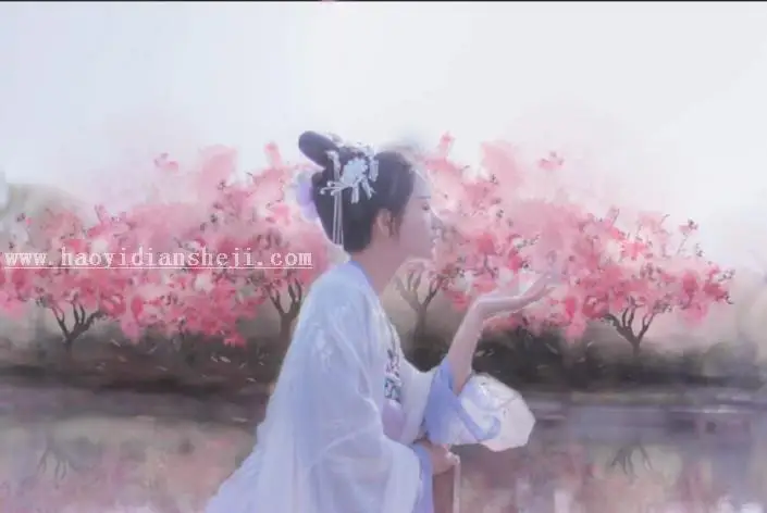 古风人像，通过PS拍出并修出古风古韵的古装人像_www.haoyidiansheji.com