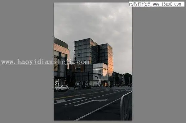 城市风景，用PS和LR结合制作冷色调的城市风景照_www.haoyidiansheji.com