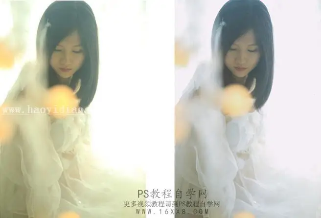 粉色调，如何调出漂亮的粉色孕妇照片_www.haoyidiansheji.com