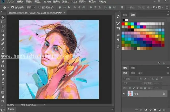 功能介绍，PhotoShop CC 2018新功能解析_www.haoyidiansheji.com