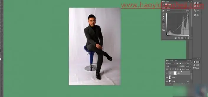 人像修图，通过PS打造男士时尚感效果照片_www.haoyidiansheji.com