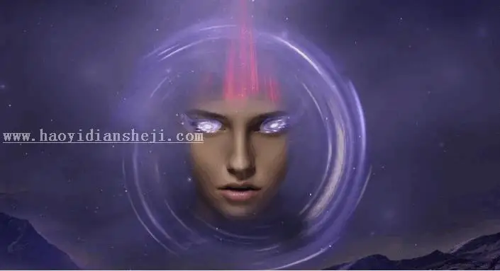 场景合成，用PS合成一个抽象的超现实科幻人物_www.haoyidiansheji.com