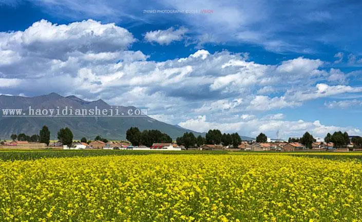 调天空，去除雾霾调出蓝天白云风景照_www.haoyidiansheji.com