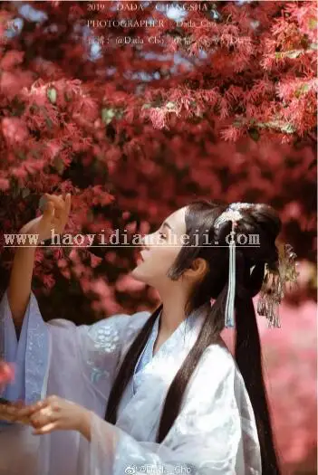 LR调色教程，通过LR调出仙气感十足的古风人像照片_www.haoyidiansheji.com