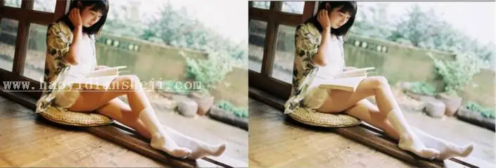 胶片色，通过PS调出暗调胶片感人像照片_www.haoyidiansheji.com
