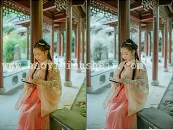 复古照片，用PS调出诗情画意的复古人像_www.haoyidiansheji.com