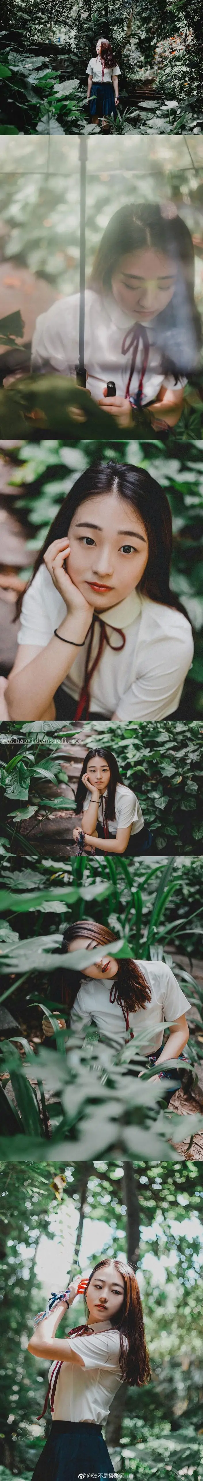 LR调色教程，通过LR给人像调出暗调森林系照片_www.haoyidiansheji.com