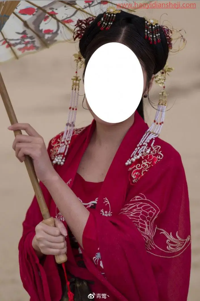 LR调色教程，通过LR调出汉服古韵的人像照片_www.haoyidiansheji.com