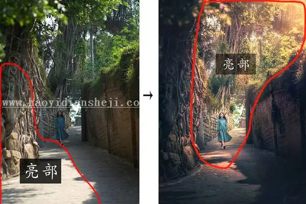 摄影后期，教你如何塑造光影营造照片的氛围_www.haoyidiansheji.com