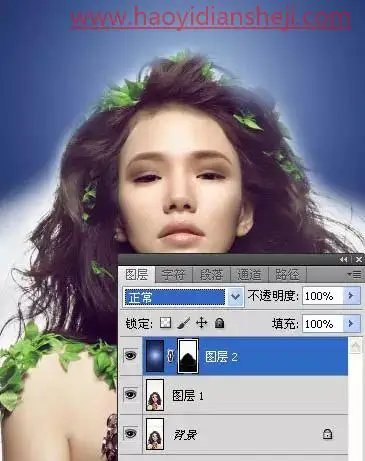 海报制作，用PS打造时尚潮流人物海报_www.haoyidiansheji.com