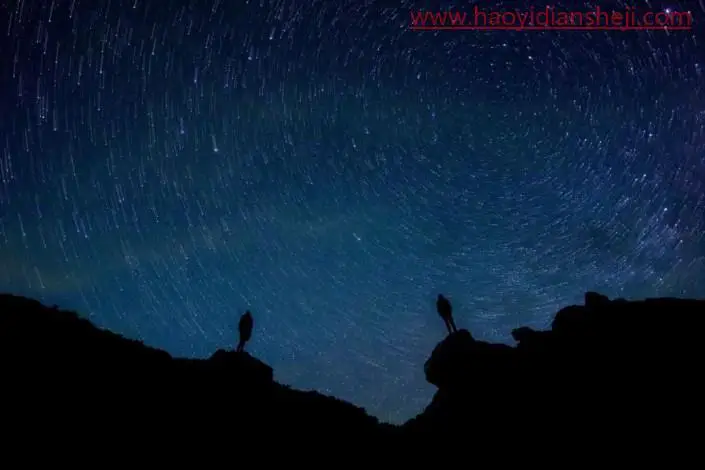 星轨效果，制作比较科幻的星轨效果照片_www.haoyidiansheji.com