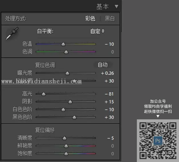 LR调色教程，通过LR给夏日静物调出一种小清新色调_www.haoyidiansheji.com