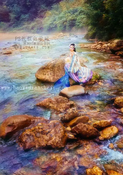 照片上色，通过实例给拍摄的外景人像进行上色_www.haoyidiansheji.com