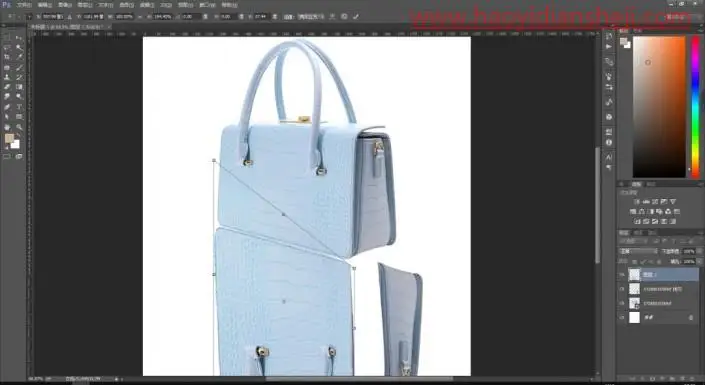 倒影效果，在ps中给商品制作倒影_www.haoyidiansheji.com