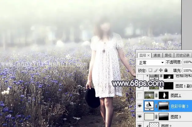 紫色调，调出紫中色梦幻照片效果_www.haoyidiansheji.com
