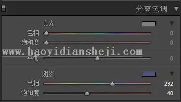 胶片效果，用LR调出浓郁电影感的冷暖相间效果的照片_www.haoyidiansheji.com