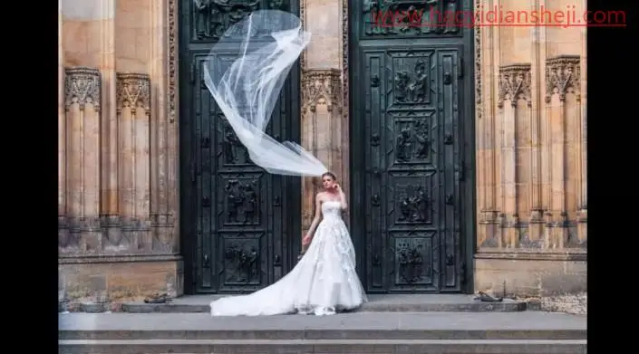 婚纱后期，调出大片感觉的婚纱外景照片_www.haoyidiansheji.com