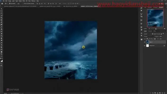 创意合成，制作从手中长出的火焰玫瑰_www.haoyidiansheji.com