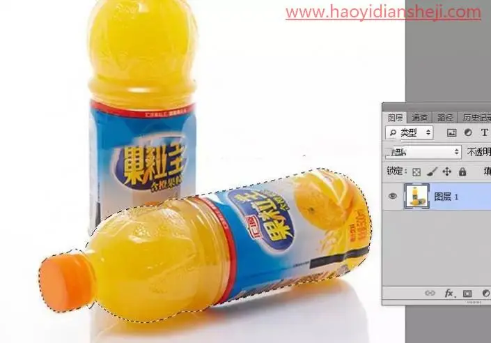 创意合成，用PS合成独具匠心的橙子饮料创作作品_www.haoyidiansheji.com