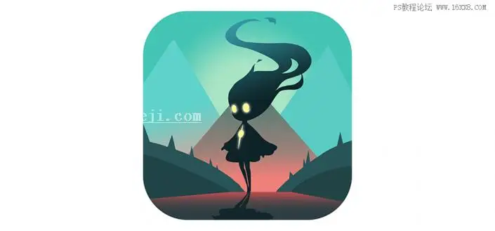 图标制作，用PS绘制一款简约风格的解密游戏图标_www.haoyidiansheji.com