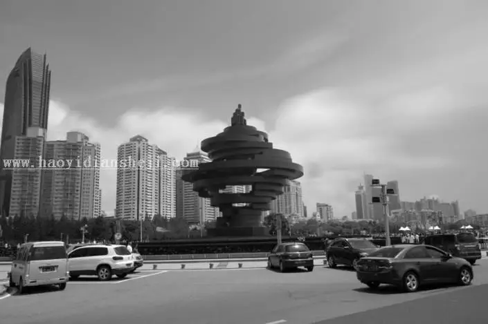 单色效果，教大家制作延时摄影城市照片_www.haoyidiansheji.com