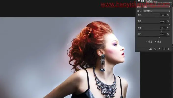 工具知识，运用PS中的画笔工具给人物添加有层次感的云层效果_www.haoyidiansheji.com