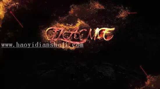 火焰字，通过PS制作炫酷的3D火焰文字_www.haoyidiansheji.com