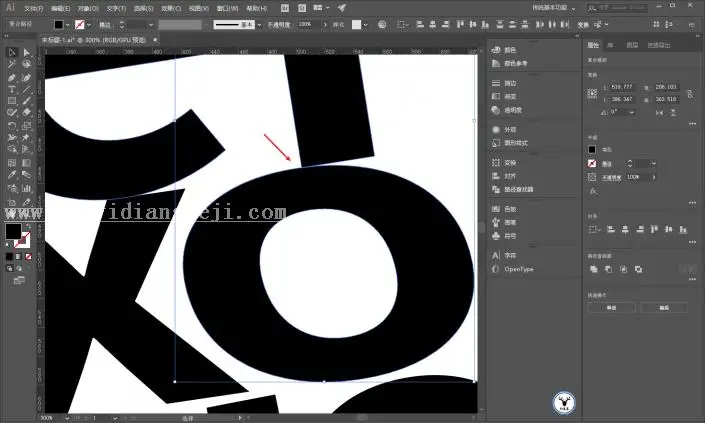 海报制作，用PS和AI完成制作一种折纸效果字母海报_www.haoyidiansheji.com