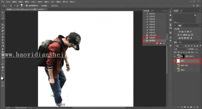 合成效果，教你把自己“P”进电灯泡里_www.haoyidiansheji.com