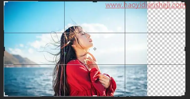 拉伸不变形，在PS中给图片进行无损更改图片大小_www.haoyidiansheji.com
