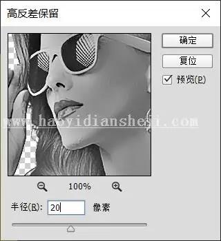 漫画效果，通过PS制作复古漫画肖像效果人像_www.haoyidiansheji.com