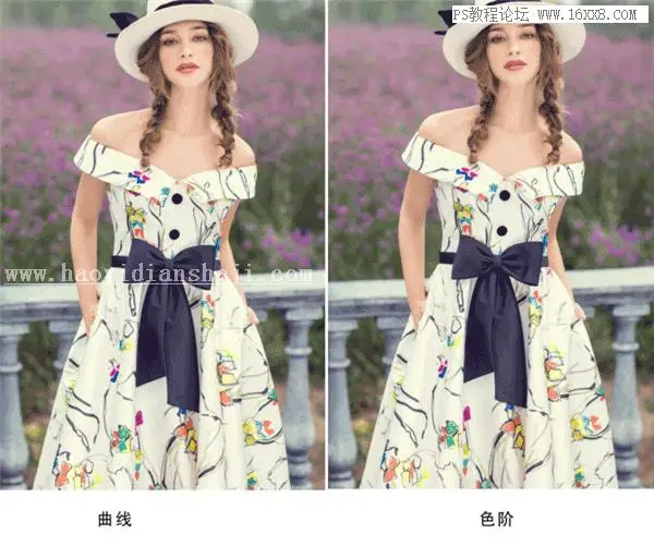 工具运用，通过PS详细解析曲线和色阶在照片处理中的不同之处_www.haoyidiansheji.com