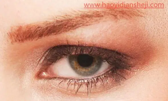 眼睛美化，给眼睛进行美化令其更加灵动_www.haoyidiansheji.com