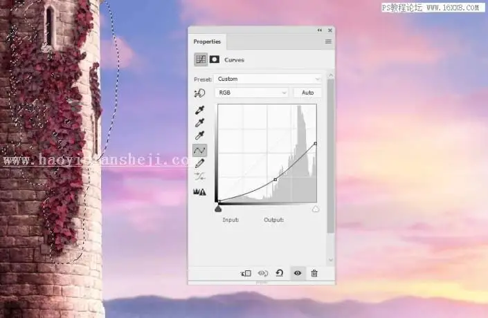 场景合成，用PS合成一副梦幻的二次元场景_www.haoyidiansheji.com