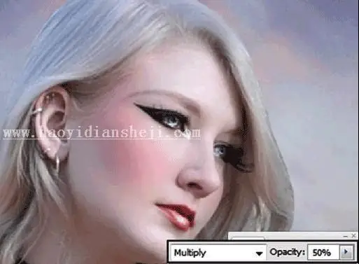 场景合成，合成一个美女在深山的神秘场景_www.haoyidiansheji.com