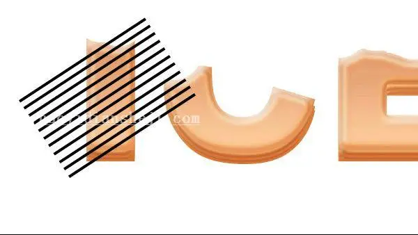 饼干字，用ps创建一个令人垂涎欲滴的冰淇淋文字_www.haoyidiansheji.com